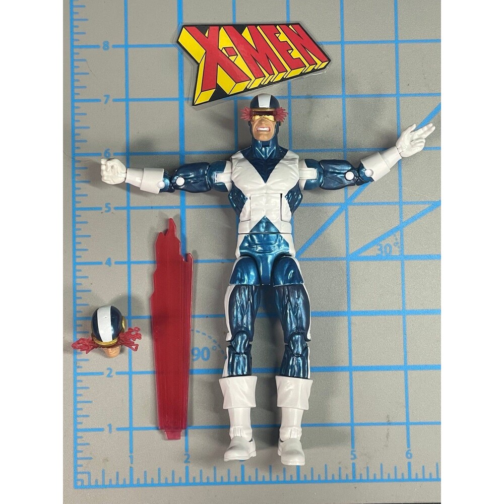 [DELISTED - NO STOCK] Marvel Legends Cyclops Action Figure Retro X-Men White Blu